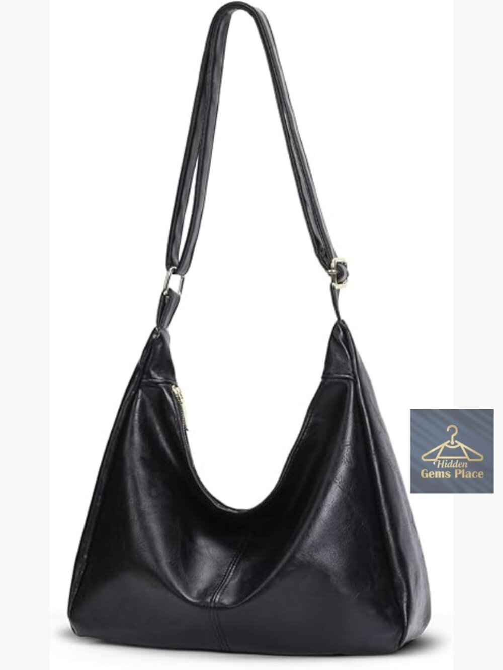 Slouchy Hobo Shoulder Bag Large Capacity Crossbody Purse
